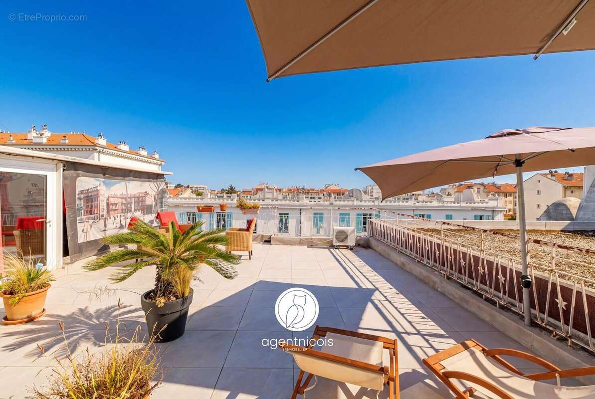 Nice // Valrose : Duplex / Terrasse 100m2 / Dernier étage / Traversant - photo 15