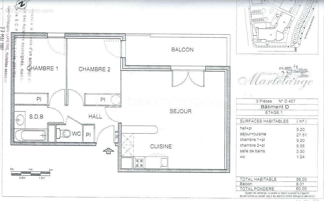 Appartement T3 avec balcon, piscine et parking – Avignon Pont des Deux Eaux - photo 9