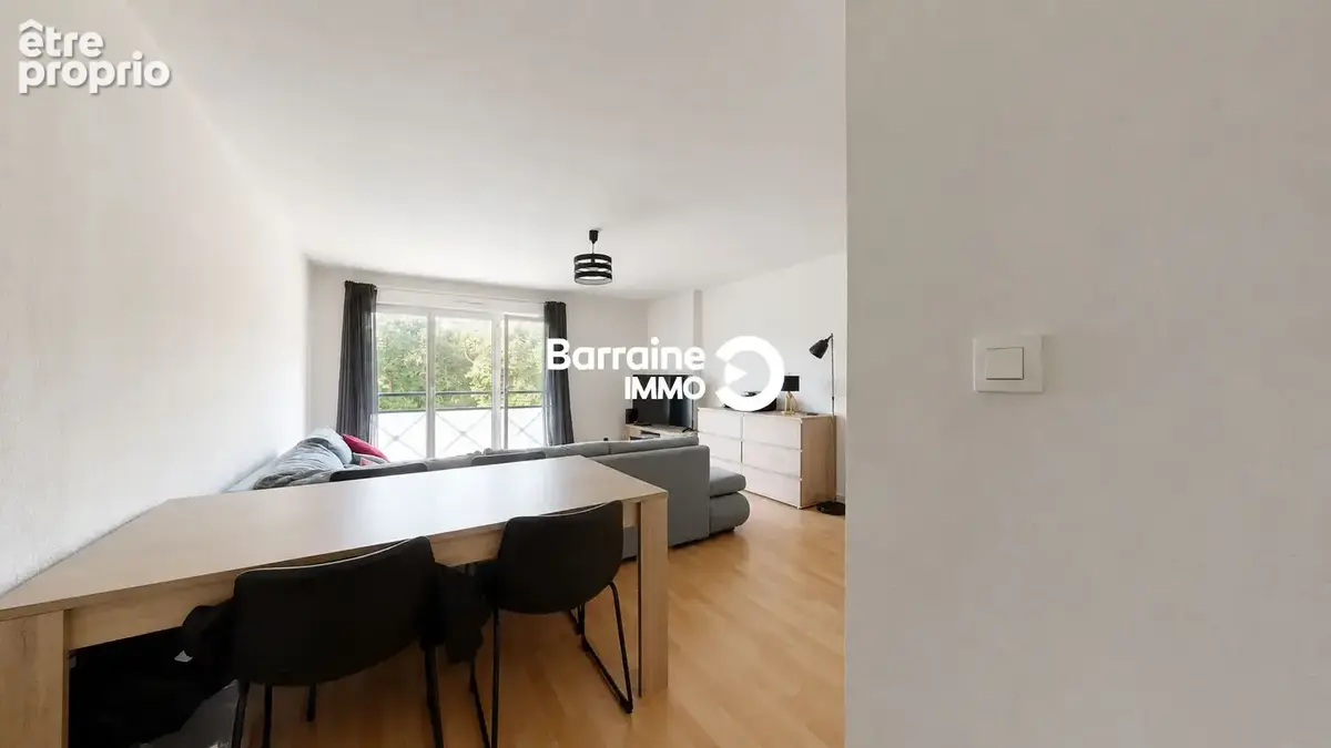Lorient kerfichant - appartement t2 de 53m² bien expose avec vue sur parc - photo 7