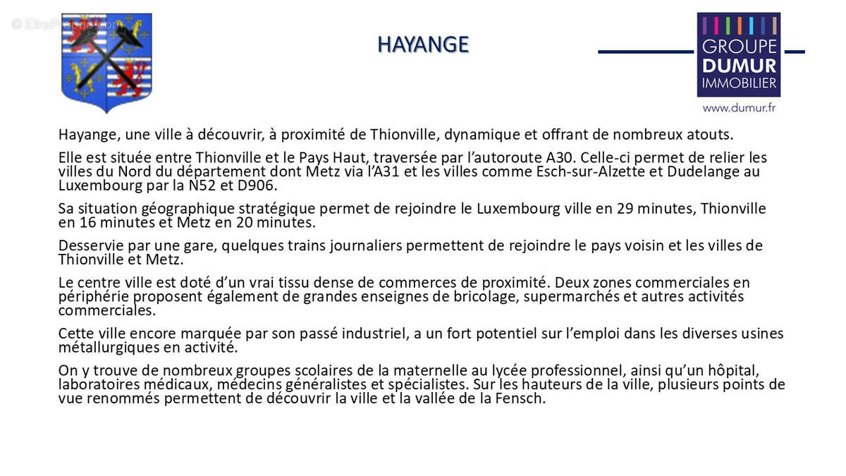 Appartement à HAYANGE