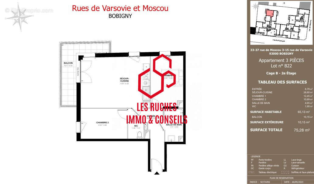 Appartement à BOBIGNY