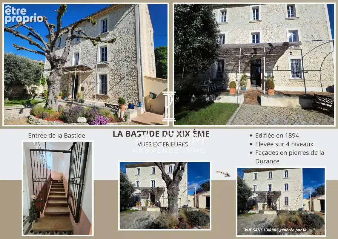 COUP DE COEUR ! BASTIDE DE PRESTIGE DU XIXème (1894) d'environ 300 m2 sur une parcelle de 2000 m2 - photo 2