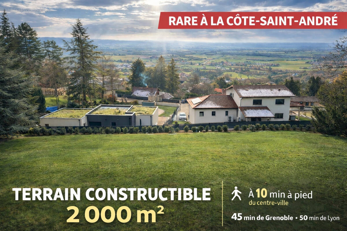 Terrain à LA COTE-SAINT-ANDRE