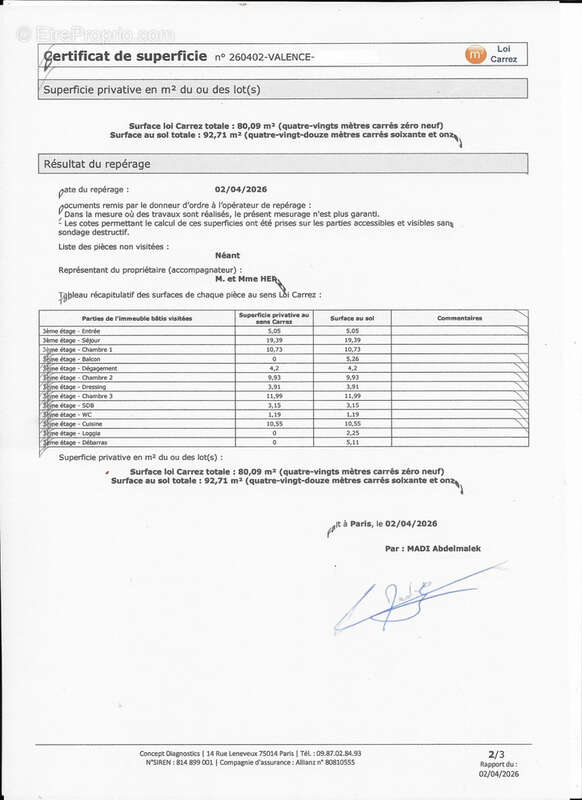 Appartement à VALENCE