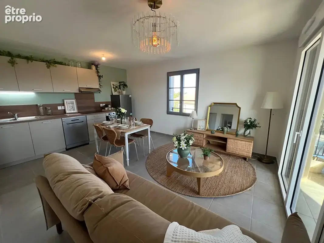 Appartement 64m² à sarrians - photo 3