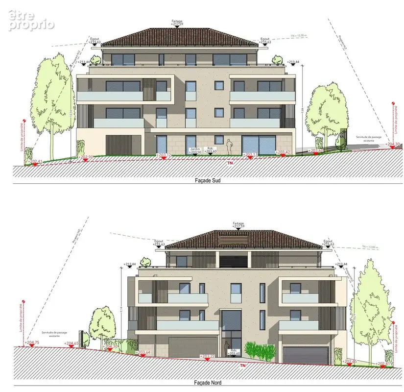 Aix-en-provence - terrain de 1 269 m2 avec permis purgé pour 6 logements - photo 2