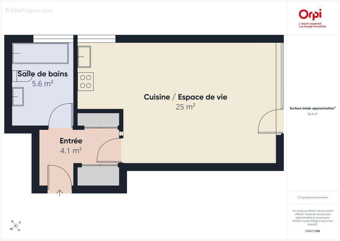 CHAMBÉRY - Appartement de 36,45 m² situé au rez-de-chaussée - photo 8