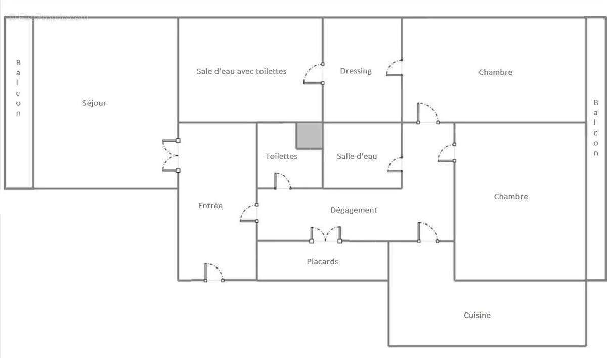 Appartement à PARIS-17E