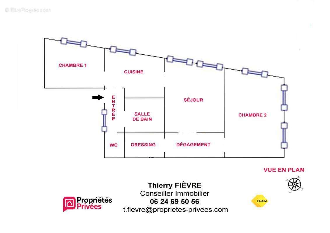 37140 bourgueil appartement t3  65 m2 - photo 9