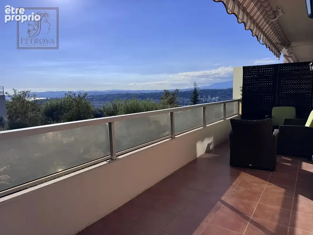 A vendre 3p - dernier étage - vue mer - nice / fabron piscine terrasse - photo 2