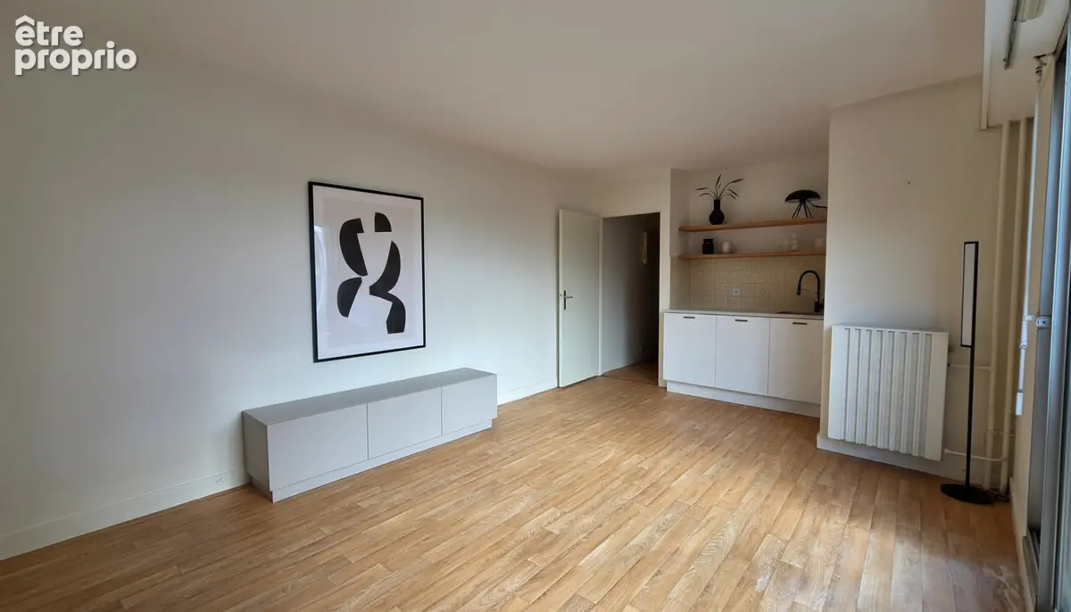 Appartement Paris 1 pièce(s) 29.02 m2 - photo 2