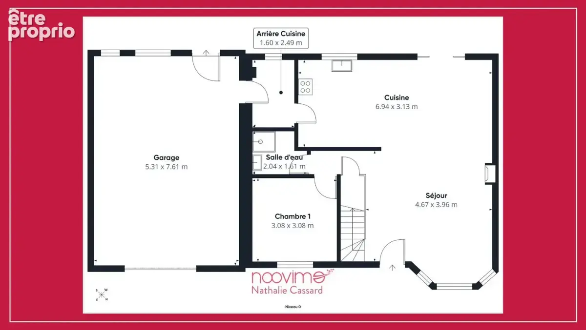 LES TOUCHES   Maison familiale 116 m2   4 chambres et Bureau - photo 13