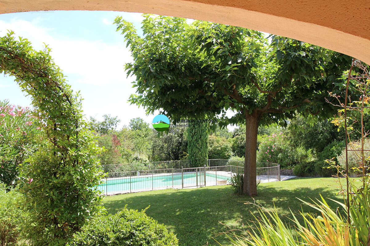 Grande maison proche Bédoin, vue, jardin et piscine - photo 5