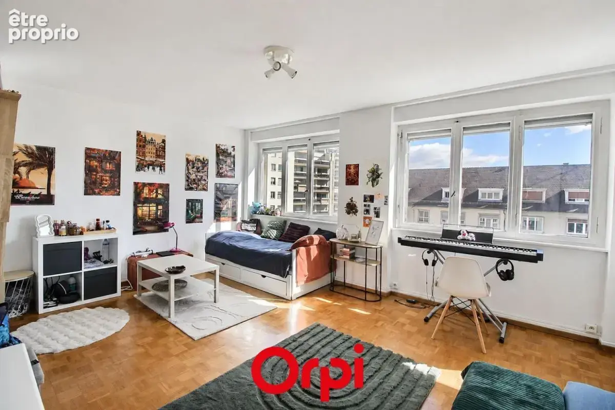 Strasbourg Neudorf — Studio 37 m² avec balcon (Vendu loué — Idéal investisseur) - photo 1