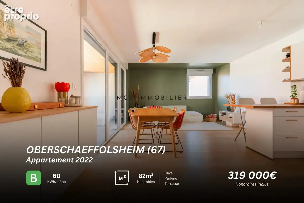 Appartement à OBERSCHAEFFOLSHEIM