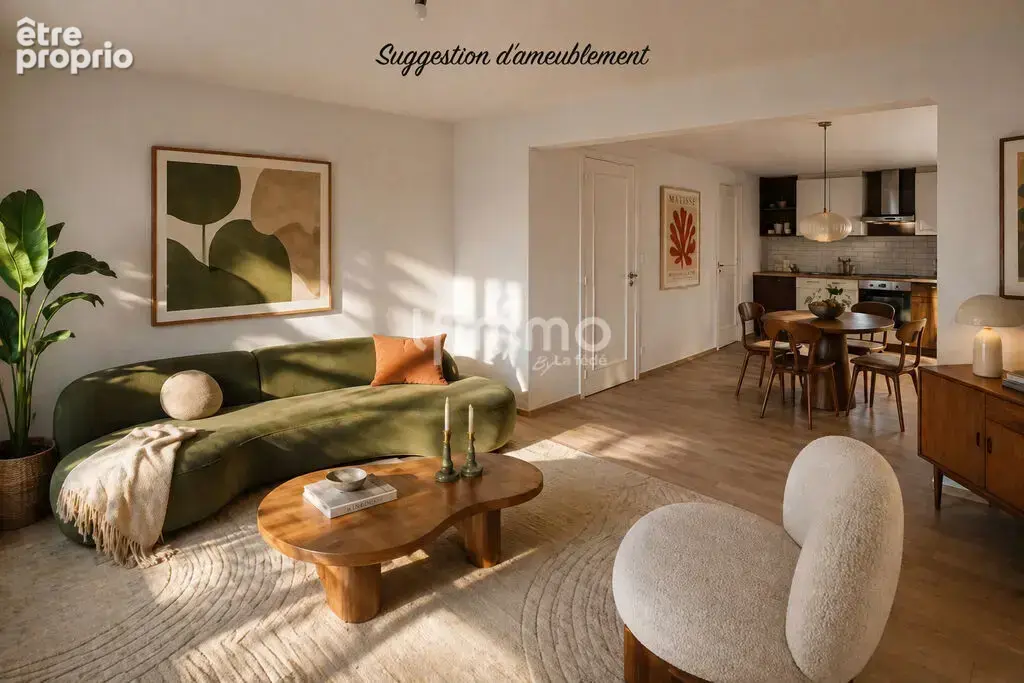 Appartement 3/4 pièces avec terrasse et parking - photo 7