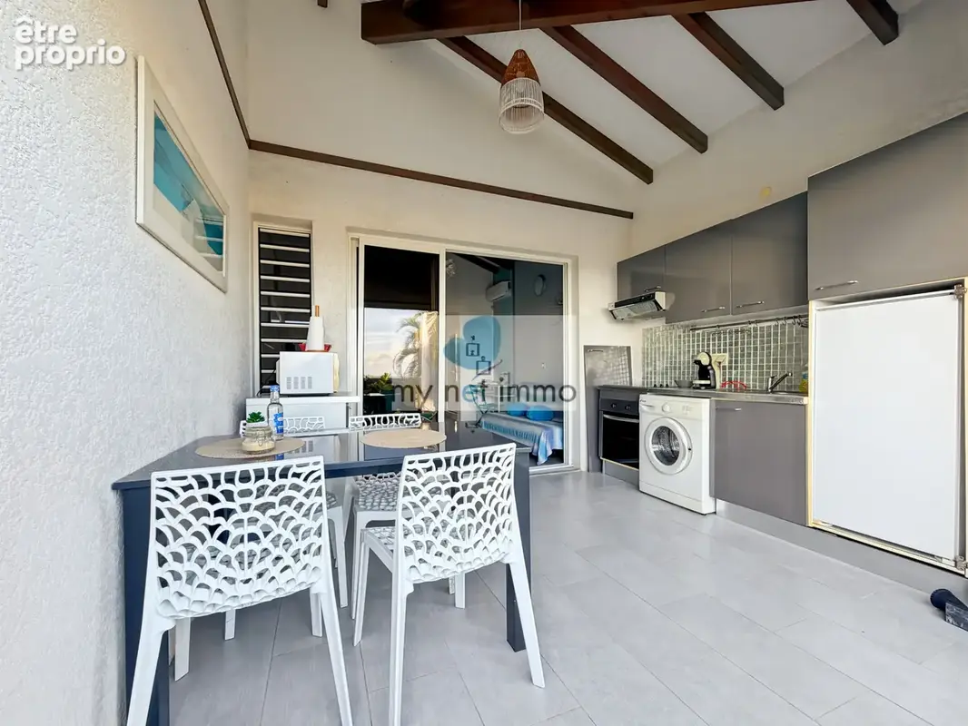 Vue mer, jardin et douceur de vivre - petite copropriété - centre st françois - photo 5