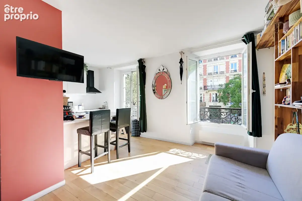 Appartement Paris 2 pièce(s) 33 m2 - photo 2