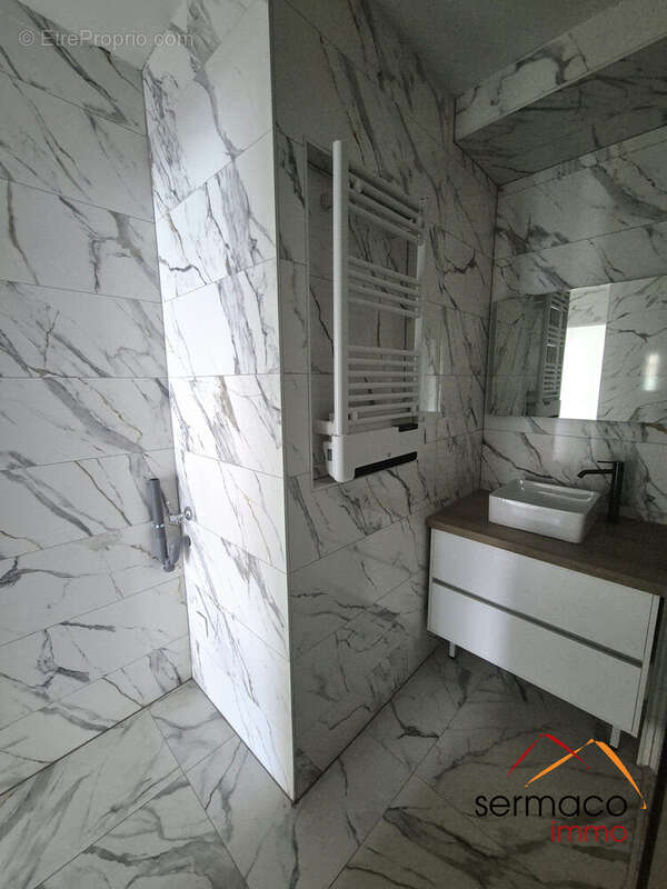 SDB autre vue - Appartement à SARREGUEMINES