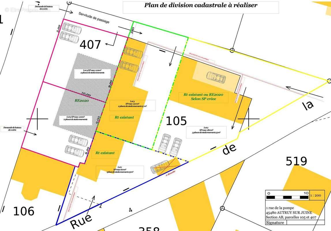 Terrain 245 m² à Autruy-Sur-Juine  - photo 2
