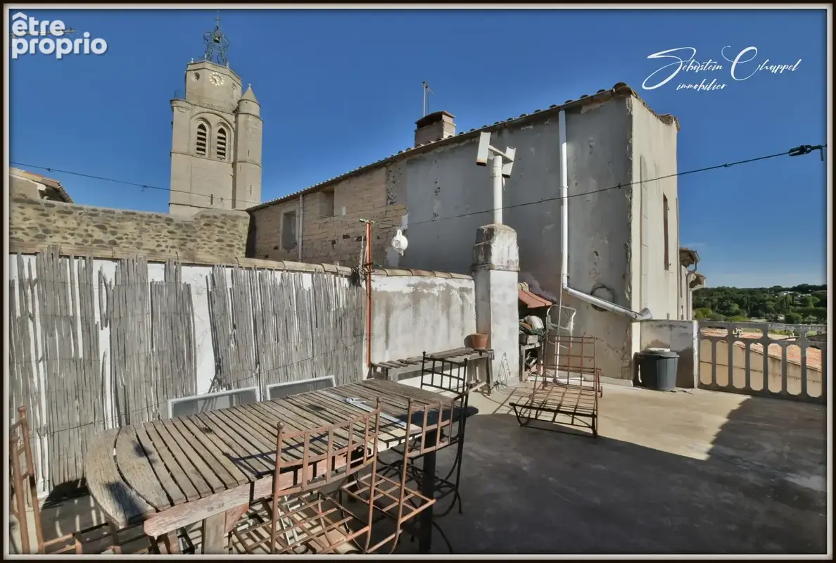 Caux – maison de village avec garage, atelier et terrasse - photo 5