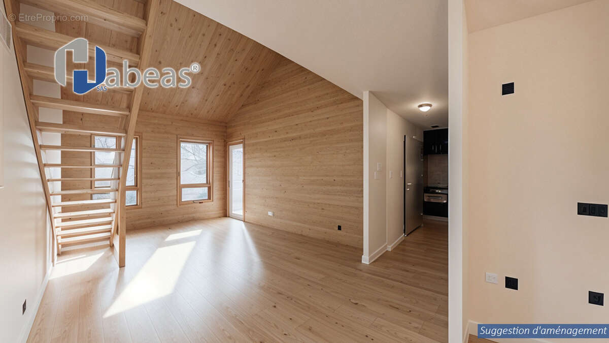 T3 Duplex, 2 chambres, 67,23m², Balcon 6m², Casier à Ski, cellier - photo 9