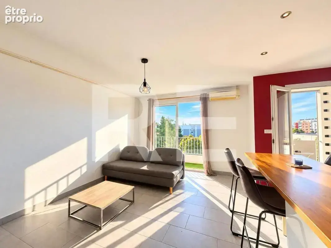 Appartement p3 55m2 avec terrasse cave et stationement a nimes secteur capouchine jean jaures - photo 9