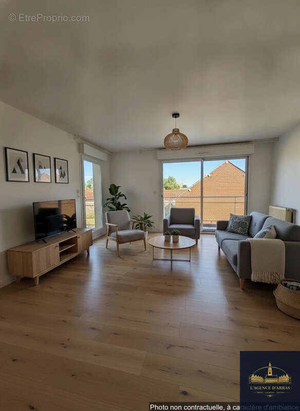 Tilloy lès-Mofflaines   Superbe appartement T3 de 80 m2 avec balcon, terrasse, garage et cave - photo 9