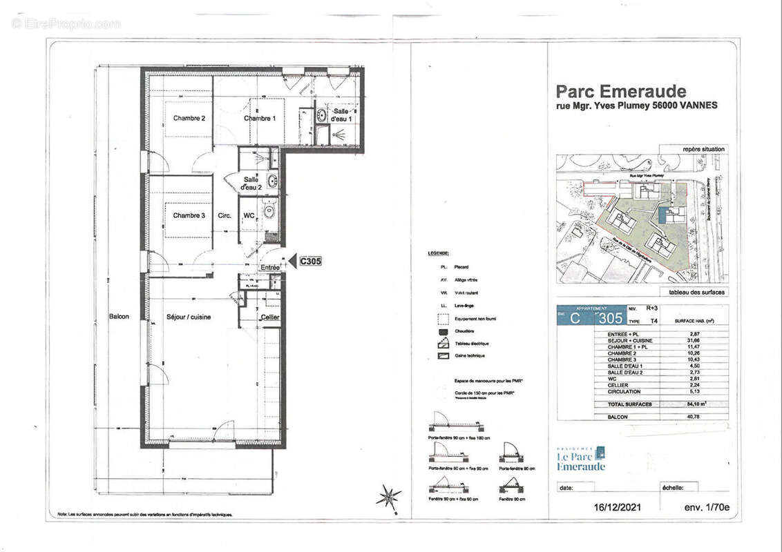 Appartement à VANNES