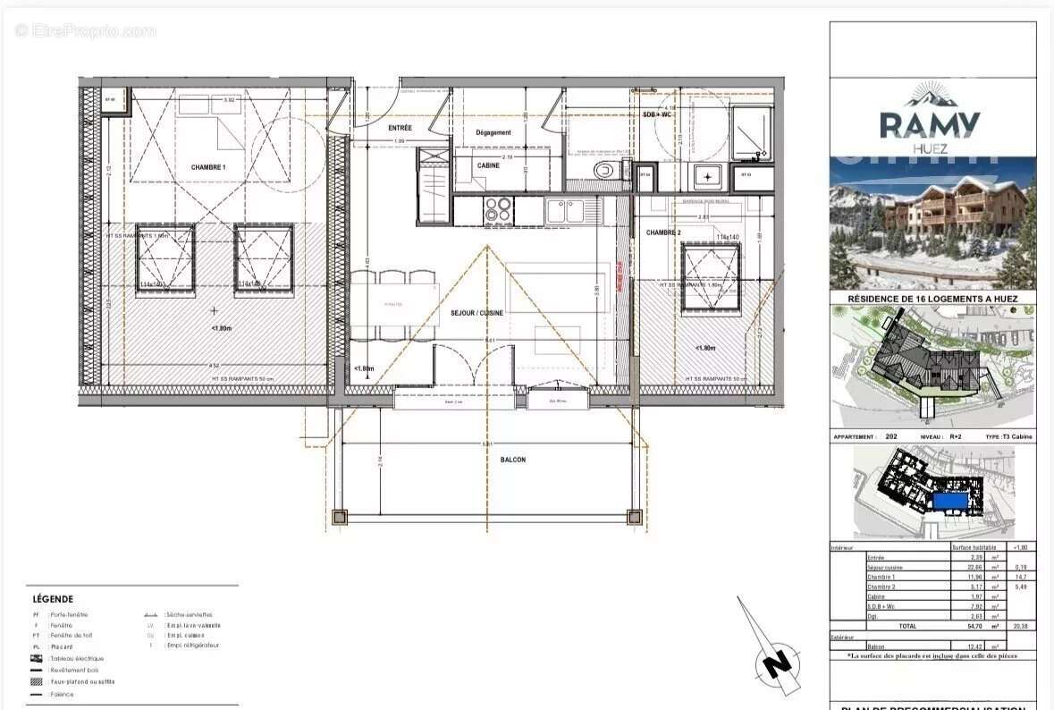 Appartement à HUEZ