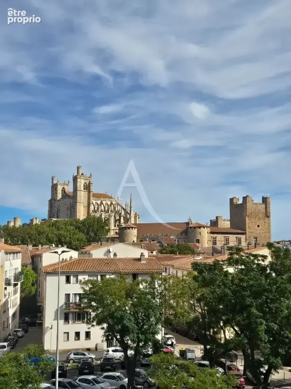 Narbonne appartement t2 meuble de 37 m² - vue sur la cathédrale - photo 6