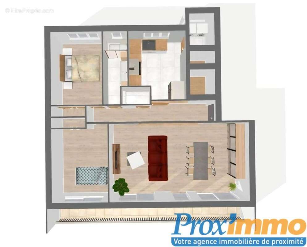 Appartement à SAINT-MARTIN-D'HERES