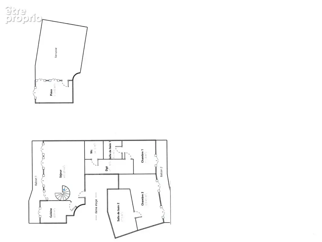 Courbevoie- Appartement duplex 123 m² avec terrasse plein ciel -  Dernier étage - photo 3