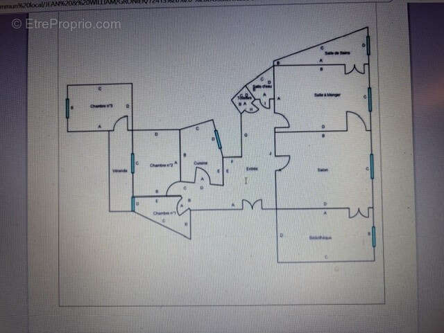 MONTPELLIER Rue Maguelone  C.V appart F6 de 128 m2 + cave 15 m2 - photo 5