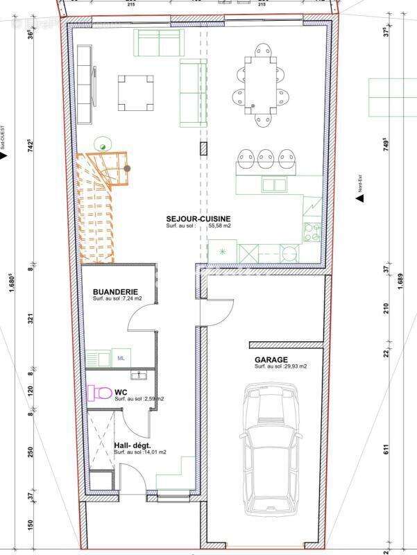 Maison à SAINT-PIERREVILLERS