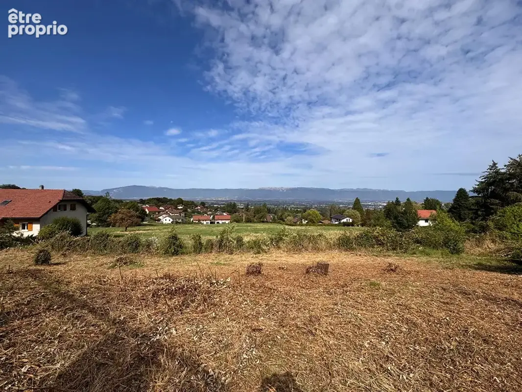 Terrain constructible de 679 m² ? archamps ? belle vue dégagée - photo 2
