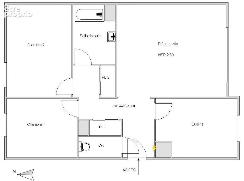 Appartement 3 pièces 69 m2 avec Jardin - photo 6