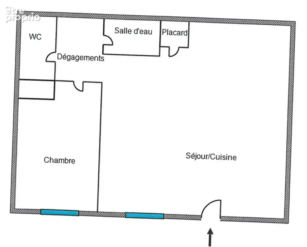 lot de deux appartements T2 loués avc un parking prox école architecte - photo 8