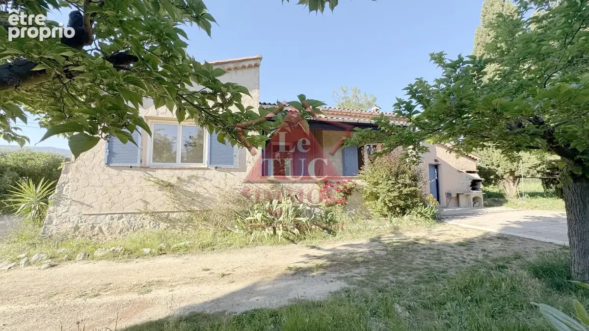Grasse PLASCASSIER  Maison de plain-pied de 112 m2 avec annexes incluse terrain plat 2000 m2 - photo 1