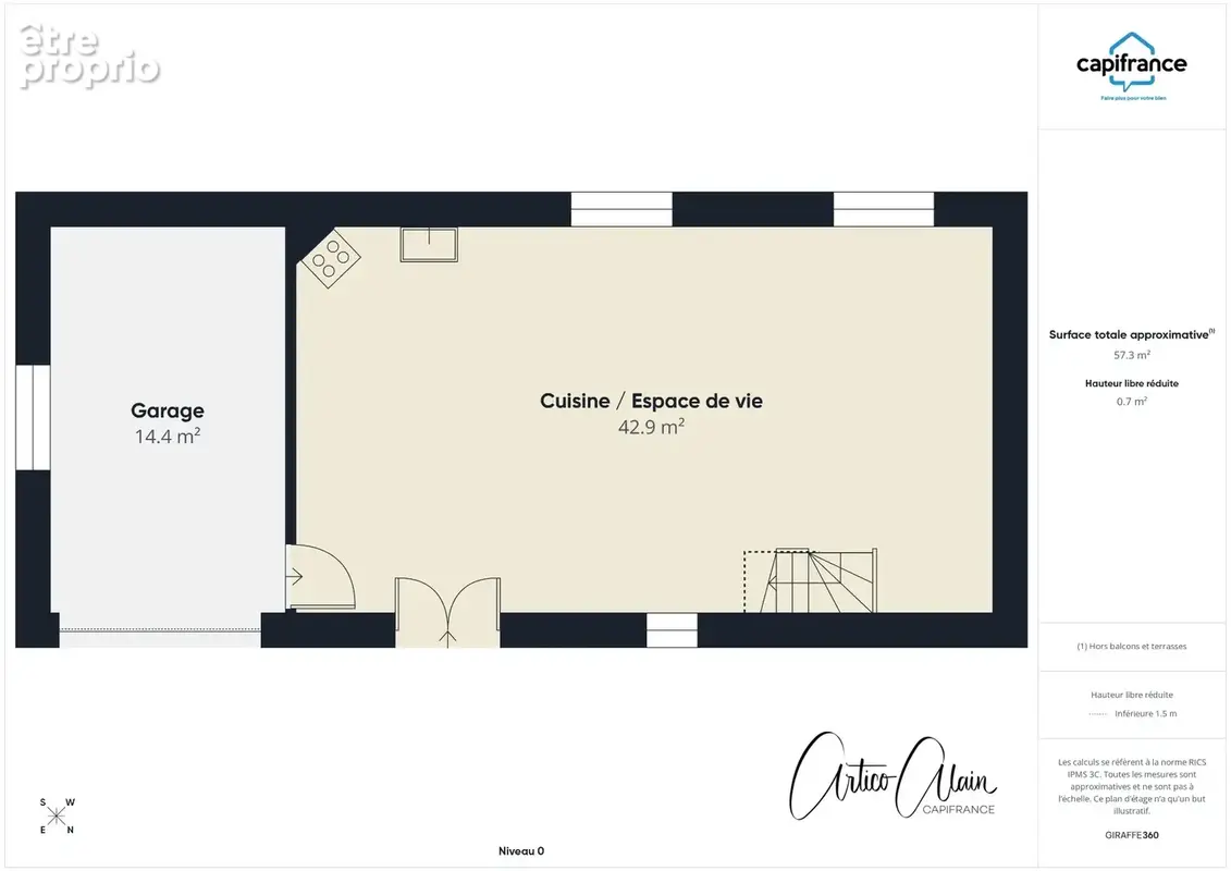 Maison à vendre 3 pièces avec extérieur et garage - photo 11