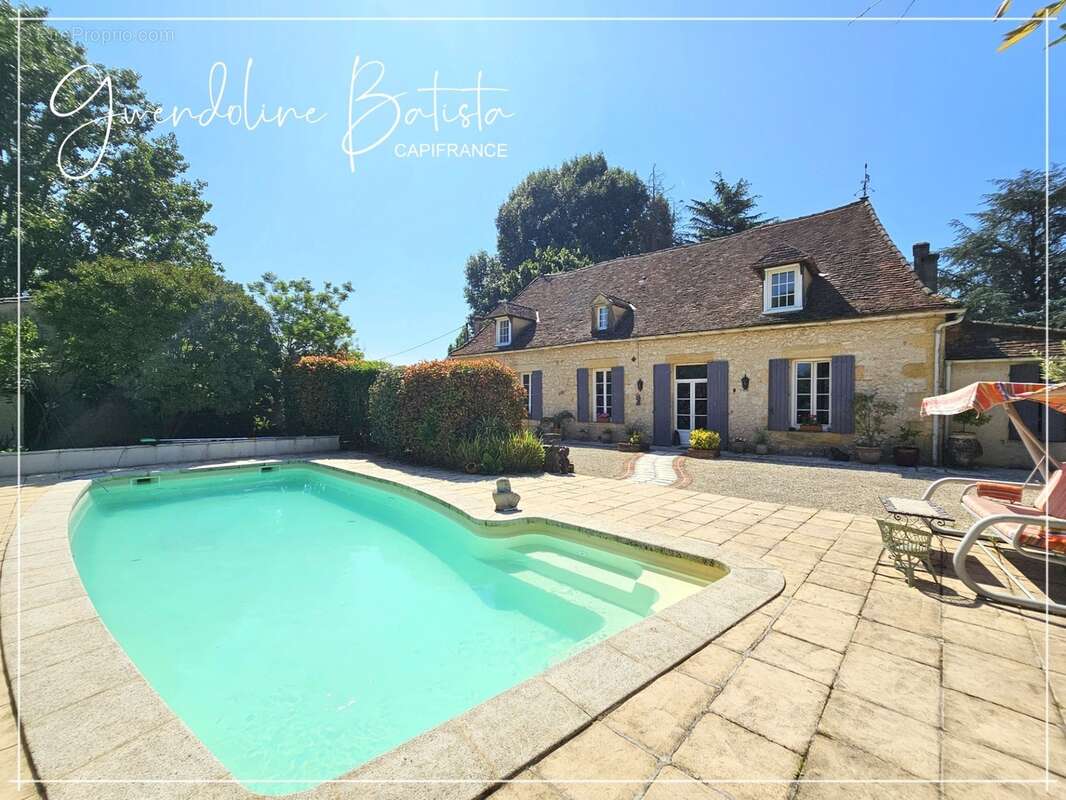 Propriété de charme en pierre avec gîte, piscine et parc arboré - LAMONZIE SAINT MARTIN (24) - photo 23