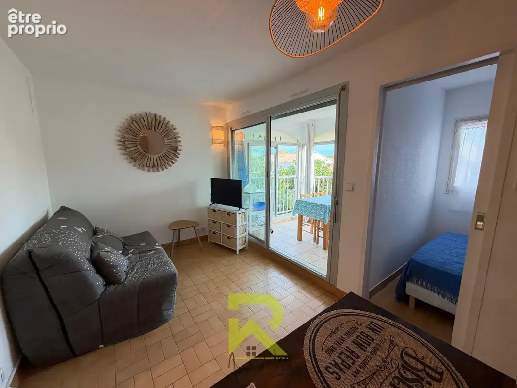 Cap d'agde   richelieu   t2 cabine avec parking proche plage - photo 1
