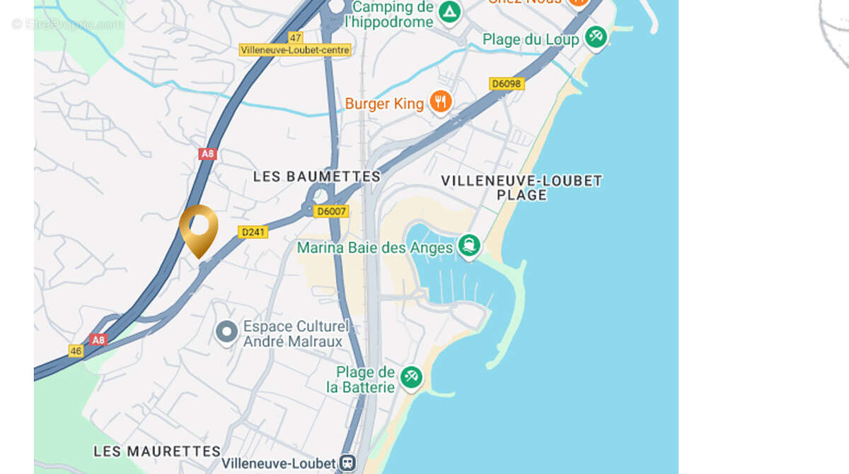 Appartement à VILLENEUVE-LOUBET