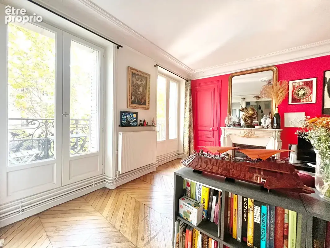 Paris 18ème - Bd.Barbès - 4P  3CH 73,37M2 Balcon filant 14M2 - photo 5