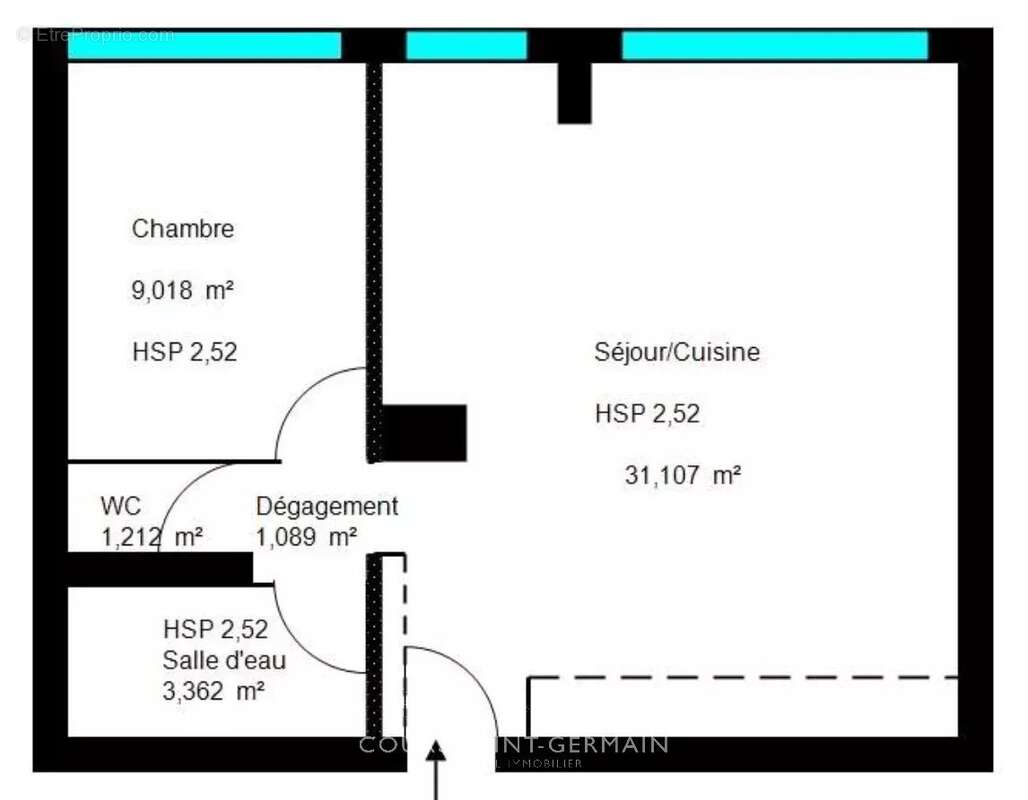 Appartement à PARIS-18E