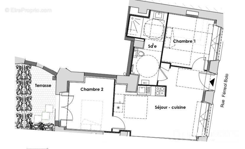 Appartement 50 m² à Nantes  - photo 8