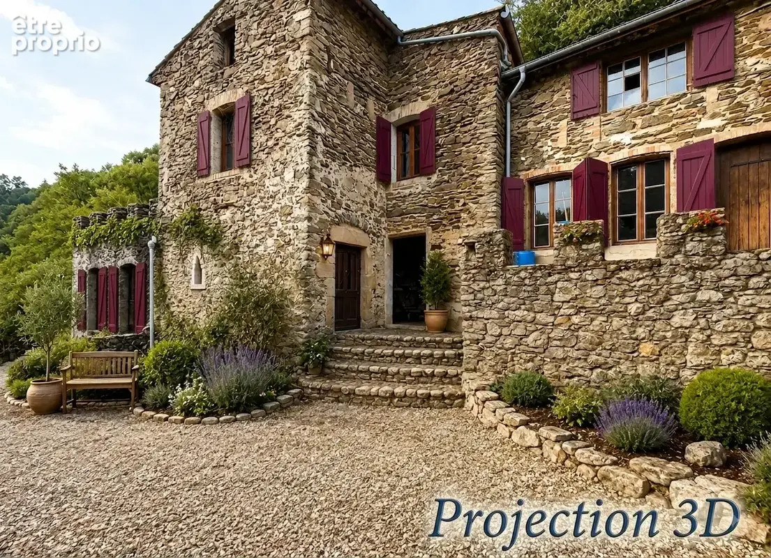Projection D - Maison à BEAUCHASTEL