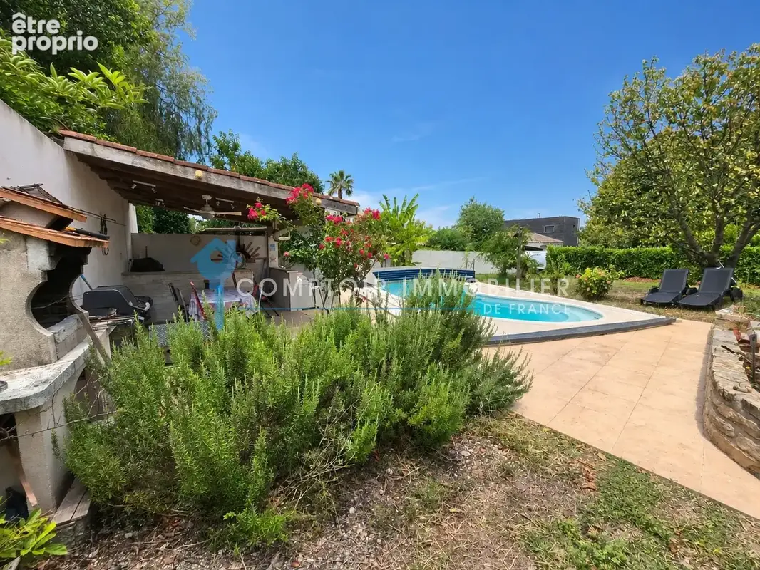Dépt Hérault (34) - Aniane - À vendre - Maison T4 de 100m2, parcelle de 1000m2, piscine, garage - photo 2