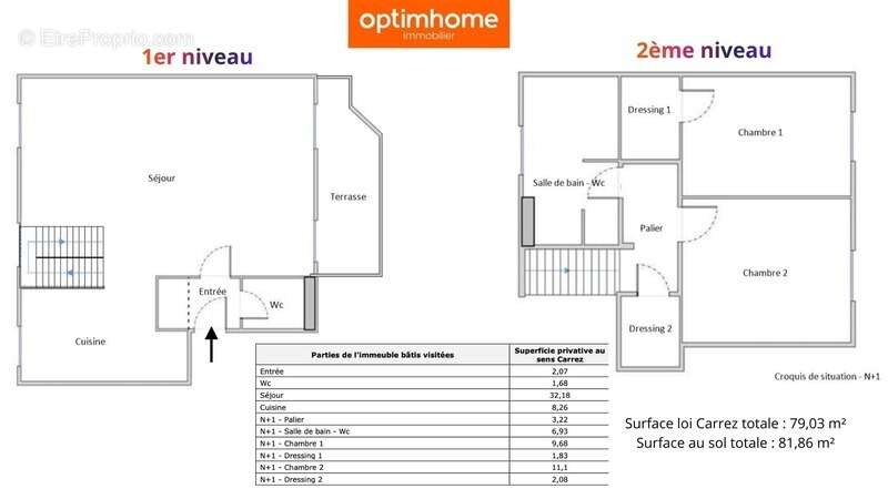 Appartement à PARIS-19E