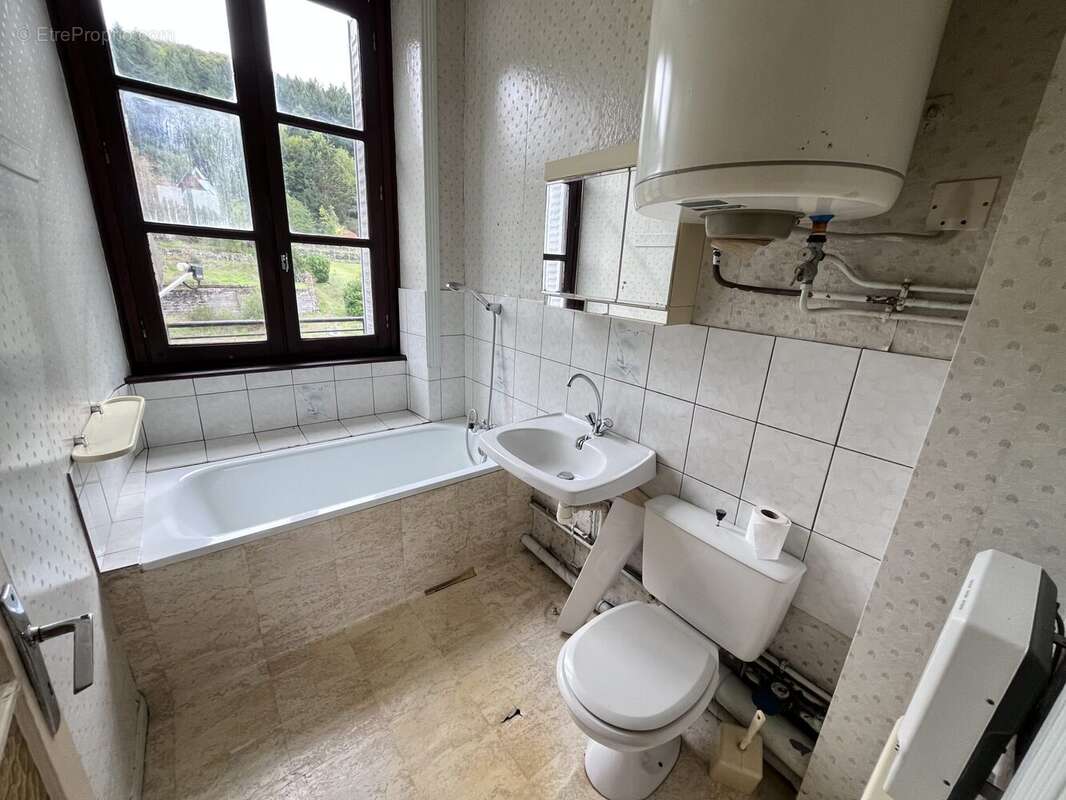 Salle de bains-WC - Appartement à CONDAT